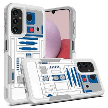 Imagem de Candykisscase Capa para Samsung Galaxy A14 5G, R2D2 Astromech Droid Robot padrão de absorção de choque PC rígido e capa protetora de camada dupla híbrida de silicone interno para Samsung Galaxy A14 5G