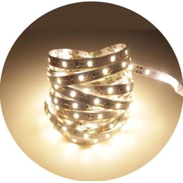 Imagem de Fita Led Branco Quente 3528 5m Dimmer Interruptor Giratório