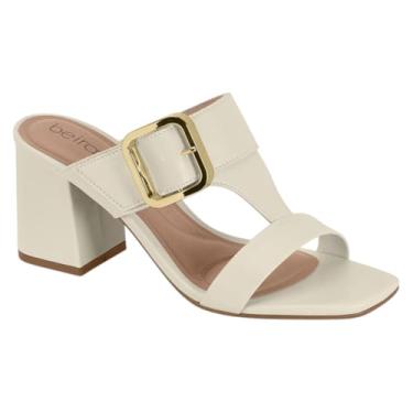 Imagem de Tamanco Salto Bloco Detalhe Fivela Beira Rio (Branco, BR, Adulto, Numérico, 39)