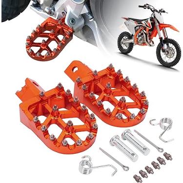 Imagem de AnXin — Pegador de pé para apoio de pé para motocicleta universal CNC colorido para Honda CRF XR 50 70 110 M2R SDG DHZ SSR KAYO Pit BikeAnXin laranja R111400018