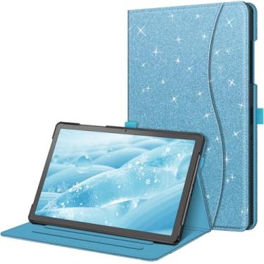 Imagem de Fintie Capa para Samsung Galaxy Tab A9 Plus/A9+ 5G 11 polegadas modelo 2023 (SM-X210/X216/X218), capa traseira com suporte inteligente de visualização em vários ângulos com bolso despertar/hibernar