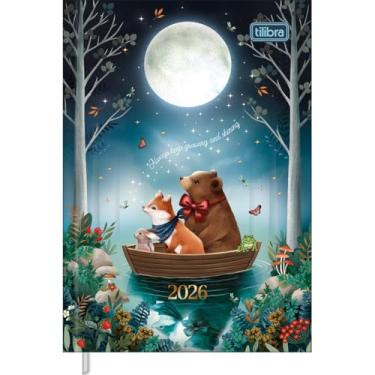Imagem de Tilibra - Agenda Costurada Petit Diária 10,5 x 14,8 cm Loveland 2026 - Animais no Barco