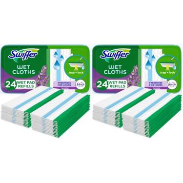 Imagem de Panos de limpeza úmidos Swiffer Sweeper Lavender Vanilla x24