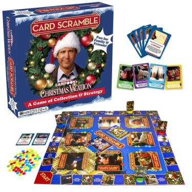 Imagem de Jogo de tabuleiro Aquarius Christmas Vacation Card Scramble