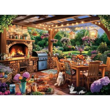 Imagem de Puzzle Manor Cat 300 peças para adultos e crianças - mjyphdm