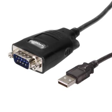 Imagem de Coolgear Adaptador USB para RS-232 Serial DB9 de 72 polegadas com chip prolífico (Pl-2303HX)