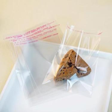 Imagem de Sacos de celofane autovedantes transparentes, 200 unidades de sacos de biscoitos, saco de celofane resselável para embalagem de biscoitos, lembrancinhas de festa, doces e produtos (10 x 15 cm)