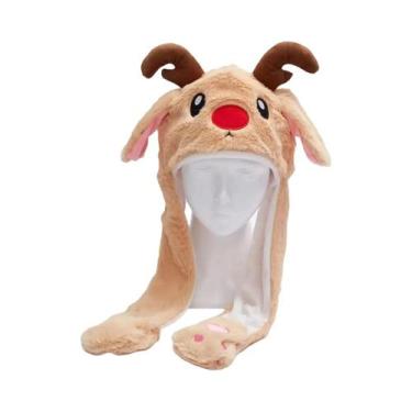 Imagem de Conjunto 3 Em 1 De Gorro, Cachecol E Luvas De Pelúcia Super Macio E Qu