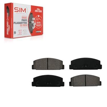 Imagem de Pastilhas de freio a disco semi-metálicas traseiras SIM-482 substituição para Mazda 6 RX-7 Protege