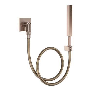 Imagem de Ducha Manual Com Joelho 90 Docol Square 1834769 Cobre Escov