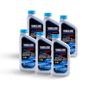 Imagem de Kit Yamalube 6 Óleos 20w-50 4 Tempos para Motores de Popa e Motos Aquáticas