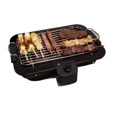 Imagem de Churrasqueira Elétrica 110/220V Com controle de temperatura, bandeja anti-fumaça e grelha removível(220v)