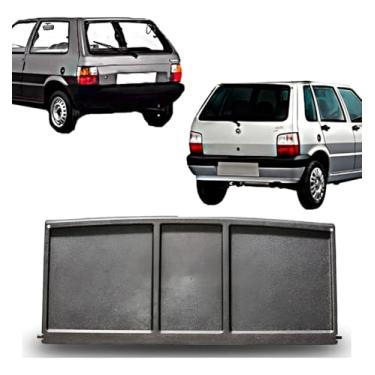 Imagem de Tampão Traseiro Bagagito Porta Malas Uno Fire Mille Way Sx 1984 90 95 2000 2005 2010 2013 preto