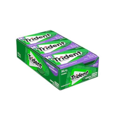 Imagem de Chiclete Trident Menta emb econ display com 12 uni de 25,2g