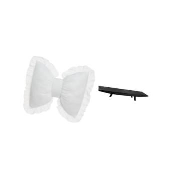 Imagem de Fenteer Almofada de Arco para Decoração de Casa Moderna E Bandeja de Armazenamento de Madeira Rústica para Sala de Estudo Confortável, Cadeira de Escritório E