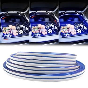 Imagem de KaiDengZhe Tiras de luz de porta-malas de carro de fluxo dinâmico atualizadas, fitas de LED de corte flexível para porta-malas à prova d'água, faixa de luz interna de LED universal para caminhão SUV