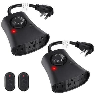 Imagem de Conector temporizador de luzes externas Minetom Dusk to Dawn com 2 uni