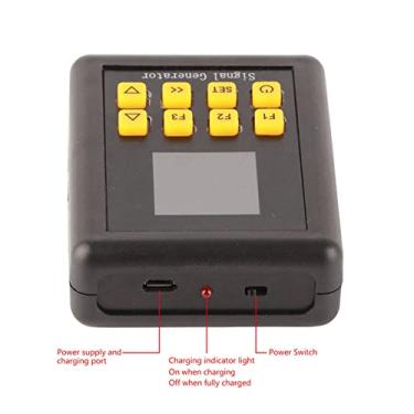 Imagem de Gerador de Sinal Multifuncional, Onda Triangular por Pulso Portátil PWM Com Bateria de Lítio para Testes Eletrônicos, Frequência Ajustável, Tensão e Ciclo de Trabalho para