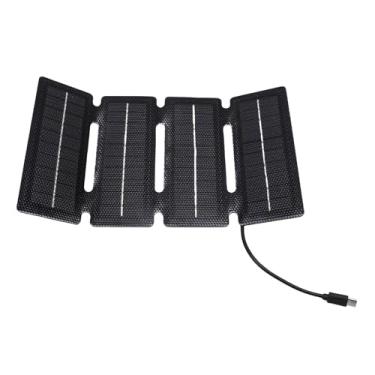 Imagem de Yunseity Painel Solar Portátil Ultrafino de Silicone Monocristalino ETFE de 20 W, Adequado para Viagens e Aventuras de Acampamento