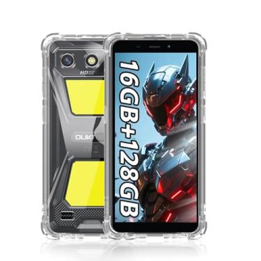 Imagem de Oshmirian Capa para Oukitel G5, capa protetora completa de TPU macio, à prova de choque, antiarranhões, capa móvel flexível, leve para smartphone Oukitel G5 (transparente)