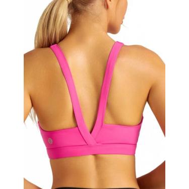 Imagem de Sutiã esportivo RUNNING GIRL 3004 Vivid Pink Tamanho S para mulheres