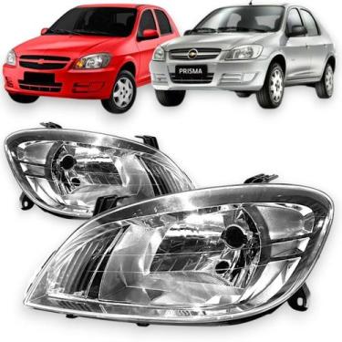 Imagem de Farol celta prisma 2007 2008 2009 a 2015 cromado esquerdo - FORLTUZ