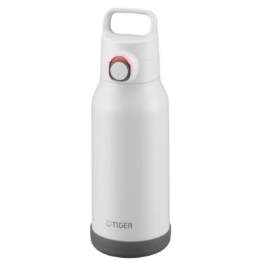 Imagem de Garrafa térmica Tiger MTA-H100WH, 1,0 L, alça incluída, fácil de abrir com uma alça, garrafa de aço inoxidável isolada a vácuo com um toque, bebida esportiva, grande capacidade, bebida direta