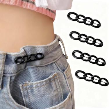 Imagem de Conjunto de broche de moda de 3 peças, fecho de cintura ajustável de liga para mulheres, saia, calça, xale, cachecol, acessórios