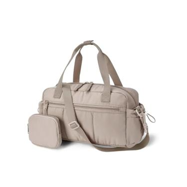 Imagem de Ceneda Bolsa de ginástica pequena para mulheres, bolsa acolchoada com bolso molhado e bolsa de moedas, mini bolsa esportiva leve de viagem com alça transversal, resistente à água para treino, ioga