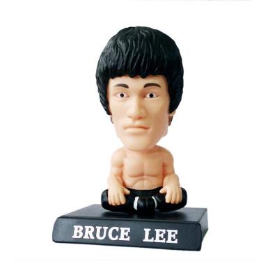 Imagem de Coleção de brinquedos de figuras de anime Kung Fu Bruce Lee 12 cm PVC