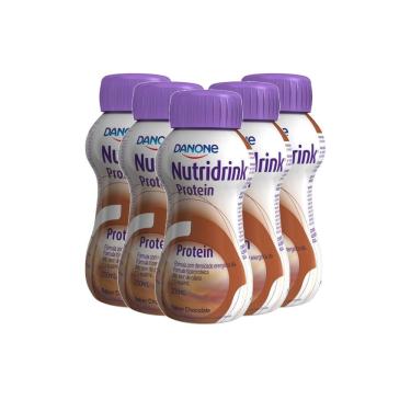 Imagem de Kit 5 Nutridrink Protein Chocolate 200ml