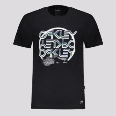 Imagem de Camiseta Oakley Chromed Preta-Masculino
