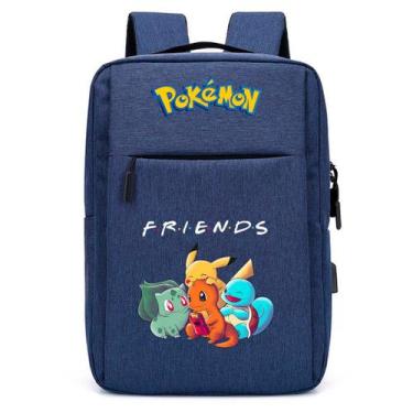 Imagem de Mochila Escolar Infantil Menino Com Entrada USB e Estampa DTF Anime Ca