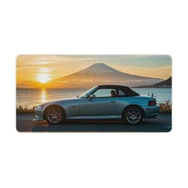 Imagem de HouLaiZhe JDM S2000 Mount Fuji Sunrise Cool Gaming Mouse Pads JDM Car Desk Pads Grandes Mousepads para Teclado Desktop Tapete de Computador 30 x 60 cm