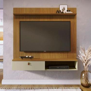 Imagem de Painel Tv 55 Pol 141cm Bancada Suspensa Para Sala Seluna M20 - D'rossi