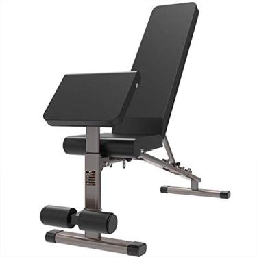 Imagem de LMJYU Banco ajustável banco de halteres multifuncional cadeira fitness assento assento assento banco banco pássaro treinamento abdominal