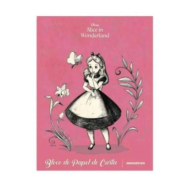 Imagem de Papel de Carta Alice no País das Maravilhas - 48 Folhas Decoradas - an