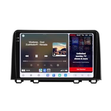 Imagem de JOYING Rádio automotivo para Honda CRV 2017-2021, tela sensível ao toque QLED 2K de 10,4 polegadas, Android 13, estéreo, 12 GB + 256 GB, Plug and Play com CarPlay e Android Auto, navegação GPS