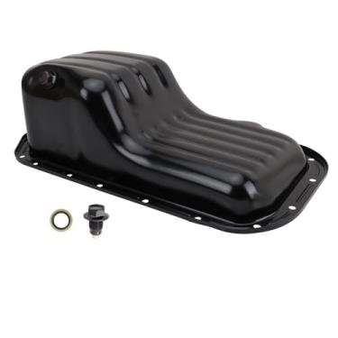 Imagem de TRQ Cárter de óleo do motor compatível com 1995-2005 Hyundai Accent 1994-1995 Scoupe