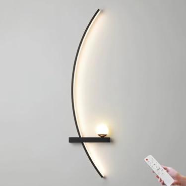 Imagem de Luminária de parede externa giratória de 18W com LED redondo, luz branca quente, à prova d'água IP65, em alumínio, estilo retrô, para corredores, jardins e terraços. Cor: preta.