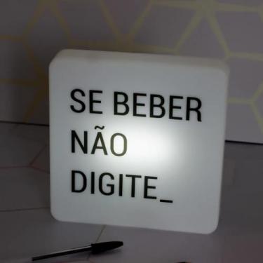 Imagem de Luminária Slim Box Beba com Moderação LED Luz Indireta Presente USB