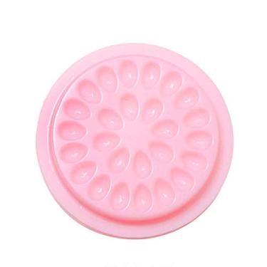 Imagem de 100 peças Prato Porta Cola de Cílios Falsos Extensão para Ferramentas Salão Beleza Iniciantes Descartáveis Uso Convenien