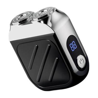 Imagem de Aparelho de Barbear Elétrico Portátil | Aparador Elétrico com Visor Digital,Barbeador para Uso a Seco e Molhado,para Viagens Casa de Banho Acampamento Hotel Viagem de Negócios Escritório