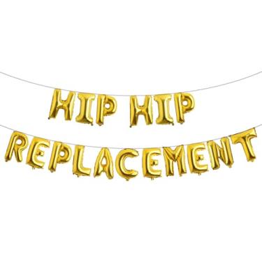 Imagem de Faixa de balão de substituição de quadril com glitter para homens, artigos de festa de aniversário, ideias e presentes, decorações de aniversário para adultos de 21, 30, 40, 50, 60, 70, 80 anos