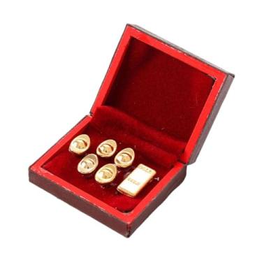 Imagem de Almencla Caixa de joias em miniatura na escala 1:12 ou 1:6, organizador de acessórios DIY, modelo de casa de bonecas para decoração de dioramas, presente e, Style C