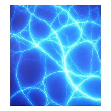 Imagem de Adesivo frontal de geladeira Blue Lightning, adesivo magnético 58 cm L x 66 cm A