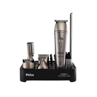 Imagem de Aparador de Pelos Philco PAP15 Multigroom Aqua 12 em 1 Bivolt
