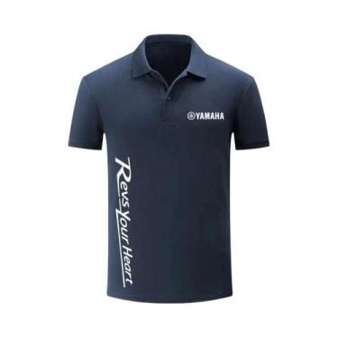 Imagem de Camisa Polo Casual De Algodão Para Homens Verão YAMAHA R1M Roupas Para