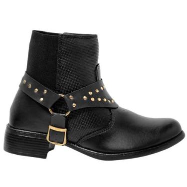 Imagem de Botinha Coturno Feminina Estilosa Design Marcante Universo Country Fes