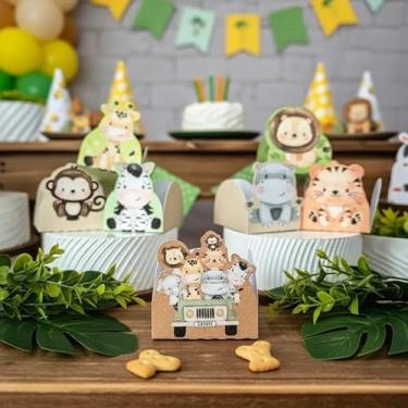 Imagem de Forminhas para Doces Tema Safari — Decoração de Festa Infantil, Lembrancinha, Mesa de Doces Personalizada — Kit com 50 unidades